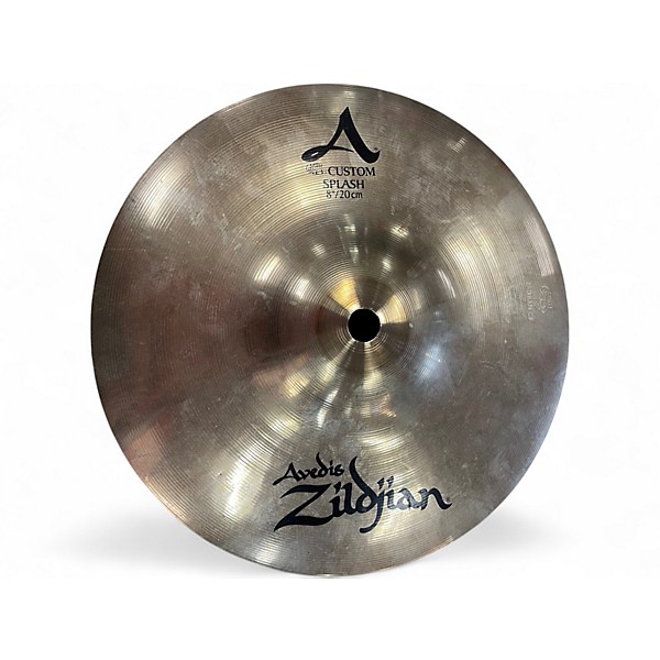 Used Zildjian 8in A Custom Splash Cymbal