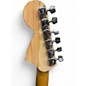 Used Squier Custom Strat Red and Silver Sparkle Solid Body Electric Guitar