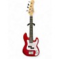 Used Glarry Mini Bass Candy Apple Red Electric Bass Guitar thumbnail