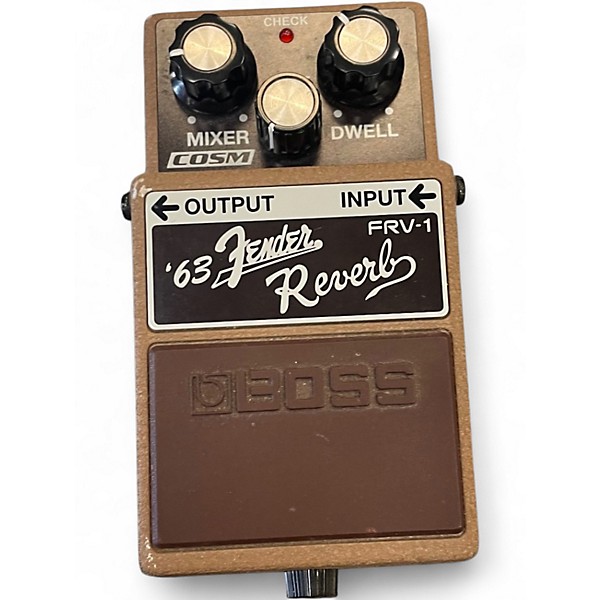Used BOSS FRV1 Fender 63 Reverb Effect Pedal