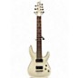 Used Schecter Guitar Research Demon 7 String White Solid Body Electric Guitar thumbnail