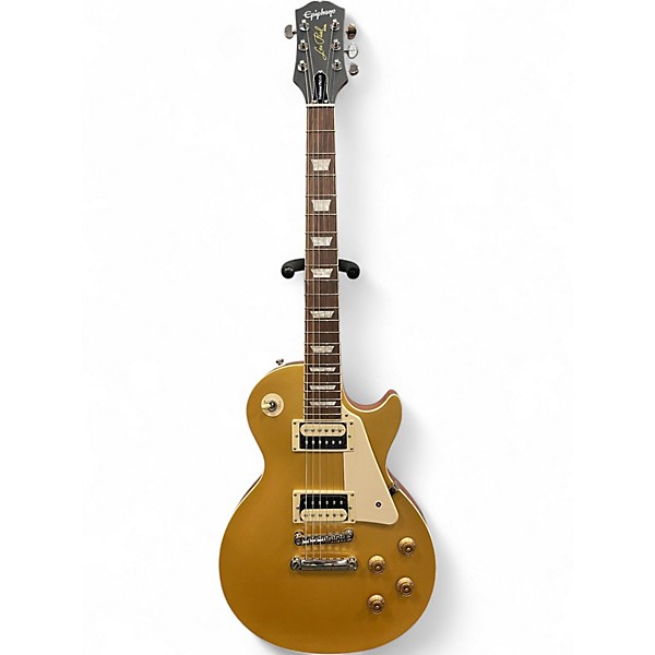 Used 2024 Epiphone Les Paul Traditional Pro IV Gold Top Solid Body Electric Guitar