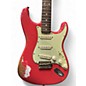 Used Fender custom shop 1961 stratocaster Heavy Relic Fiesta Red Solid Body Electric Guitar