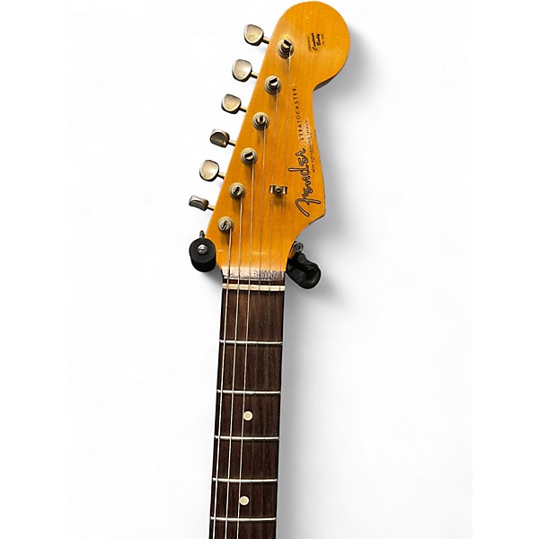 Used Fender custom shop 1961 stratocaster Heavy Relic Fiesta Red Solid Body Electric Guitar