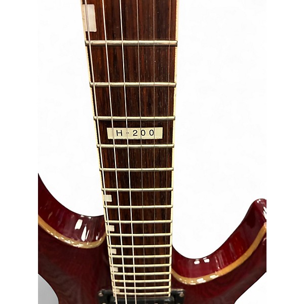 Used ESP LTD H200 Trans Red Solid Body Electric Guitar