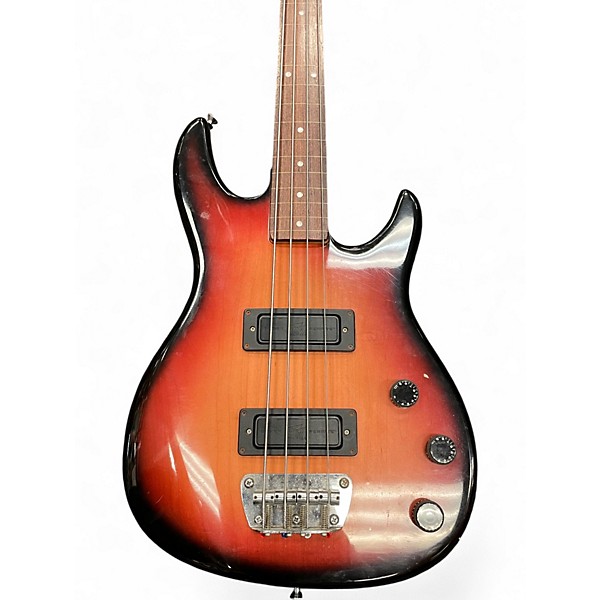 Used Peavey FOUNDATION FL FRETLESS Sunburst Electric Bass Guitar