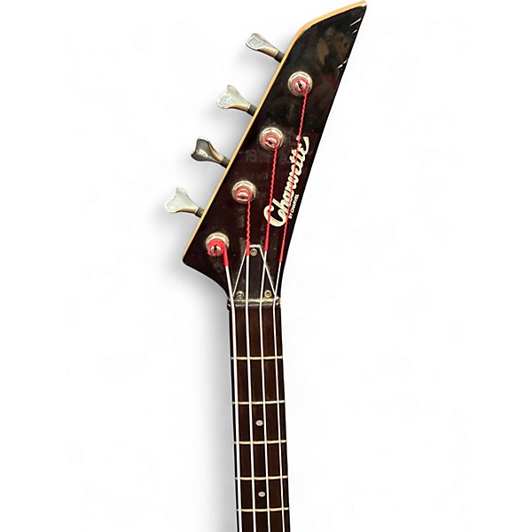 Used Charvette By Charvel P400 Black Electric Bass Guitar