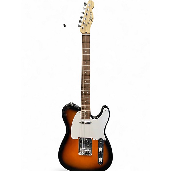 Used Squier Affinity Telecaster 2 Tone Sunburst Solid Body Electric Guitar