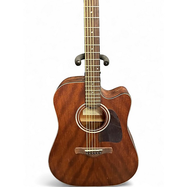 Used Ibanez AW54CE Natural Acoustic Electric Guitar