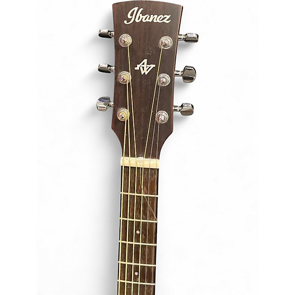 Used Ibanez AW54CE Natural Acoustic Electric Guitar