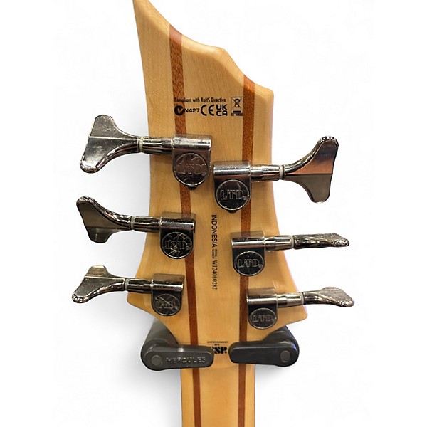 Used ESP B206 6 String Natural Electric Bass Guitar
