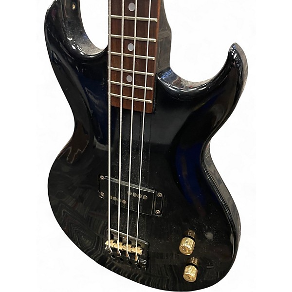 Vintage 1980s Aria Pro Cardinal Black Electric Bass Guitar