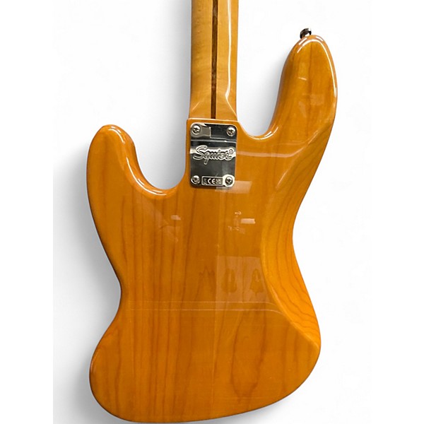 Used Squier Classic Vibe 70's Jazz Bass Natural Electric Bass Guitar