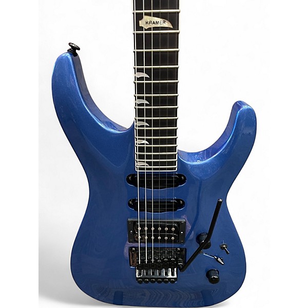 Used Kramer SM-1 Candy Blue Solid Body Electric Guitar