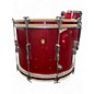 Vintage 1965 Ludwig 3 Piece Club Date Metallic Red Drum Kit