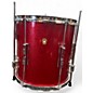 Vintage 1965 Ludwig 3 Piece Club Date Metallic Red Drum Kit
