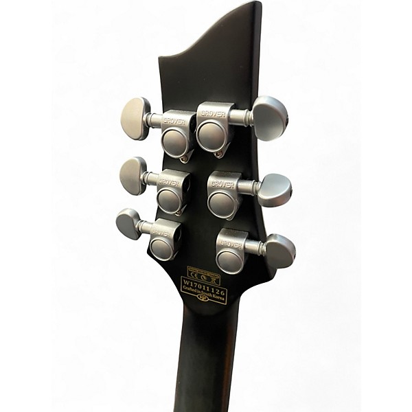 Used Schecter Guitar Research C1 Platinum TRANSLUCENT BLACK Solid Body Electric Guitar