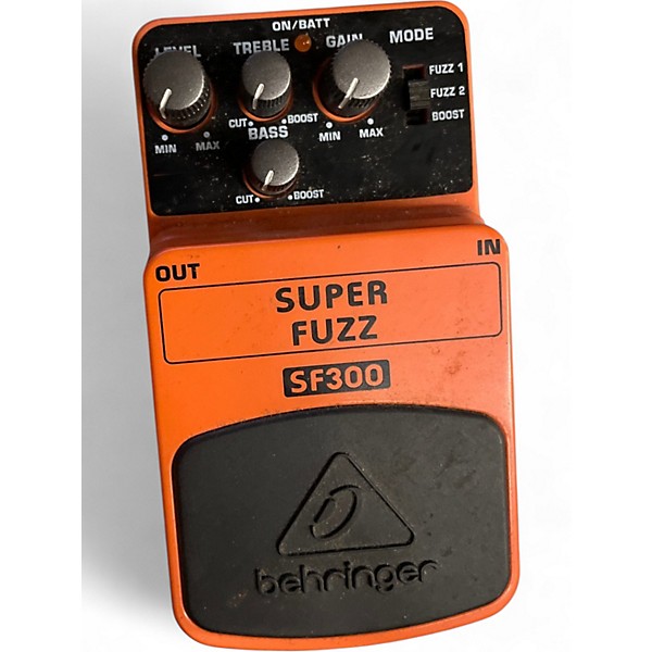 Used Behringer SF300 Super Fuzz Effect Pedal