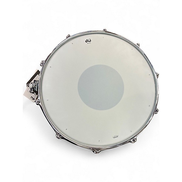 Used DW 6X14 Design Series Acrylic Snare Blue Drum