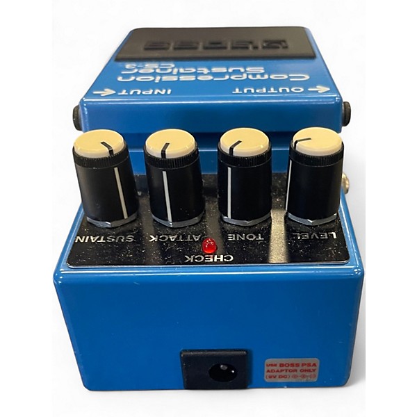 Used BOSS CS3 Compressor Sustainer Effect Pedal