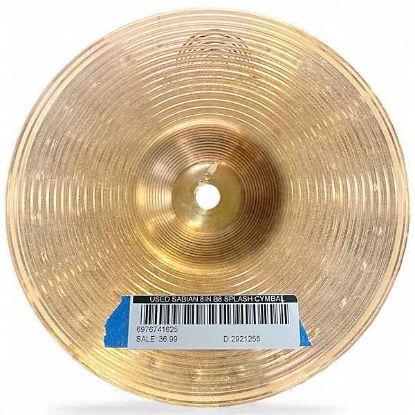 Used SABIAN 8in B8 Splash Cymbal