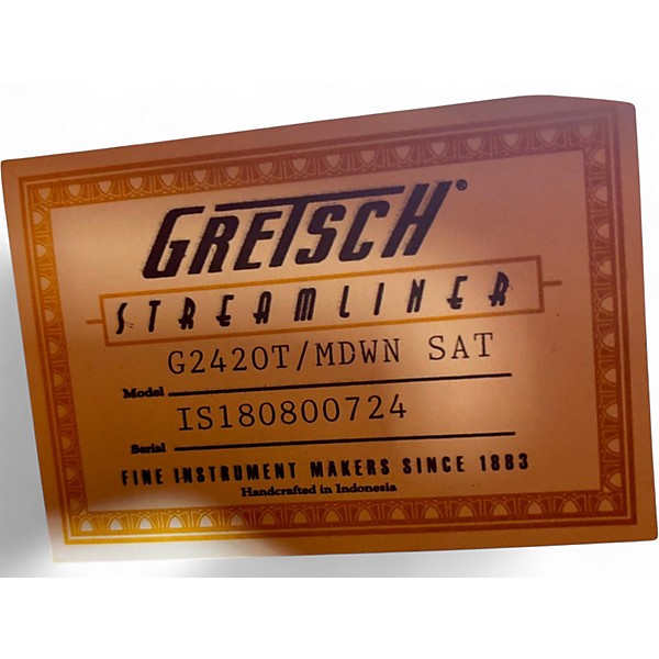 Used Gretsch Guitars G2420T Streamliner Walnut Satin Hollow Body Electric Guitar