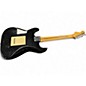 Used Squier Strat Black Solid Body Electric Guitar