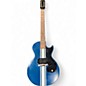 Used 2011 Gibson Les Paul Melody Maker Blue Solid Body Electric Guitar thumbnail