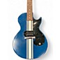 Used 2011 Gibson Les Paul Melody Maker Blue Solid Body Electric Guitar