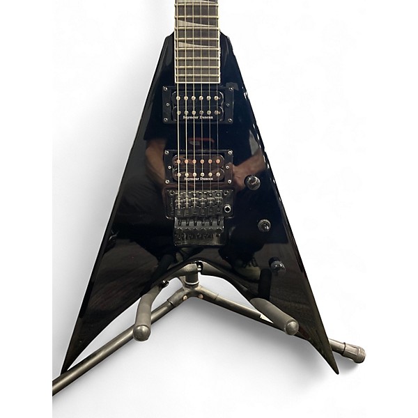 Used Jackson King V Pro Black Solid Body Electric Guitar