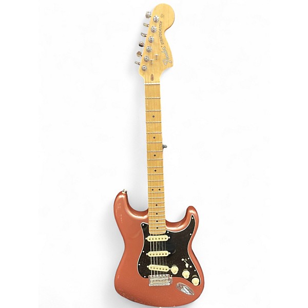 Used Fender American Performer Stratocaster HSS Copper Solid Body Electric Guitar