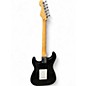Used Starcaster by Fender Stratocaster Black Solid Body Electric Guitar