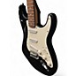 Used Starcaster by Fender Stratocaster Black Solid Body Electric Guitar