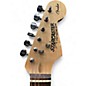 Used Starcaster by Fender Stratocaster Black Solid Body Electric Guitar