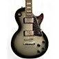 Used Epiphone LES PAUL CUSTOM PRO Black and Silver Solid Body Electric Guitar