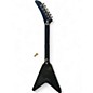 Used Epiphone DAVE MUSTAINE FLYING V CUSTOM Metallic Black Solid Body Electric Guitar