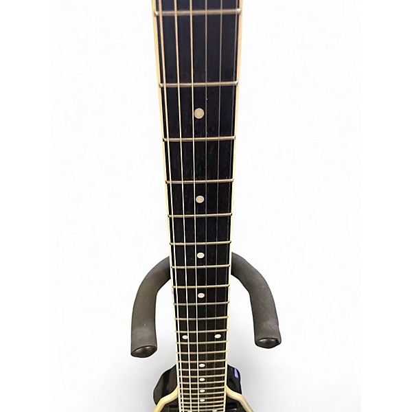 Used Epiphone DAVE MUSTAINE FLYING V CUSTOM Metallic Black Solid Body Electric Guitar