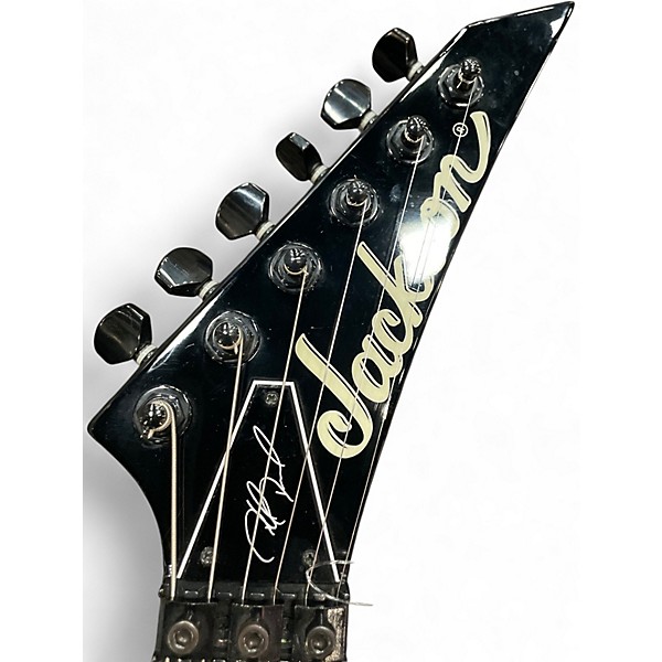 Used Jackson Phil Demmel Signature King V Black and Silver Solid Body Electric Guitar