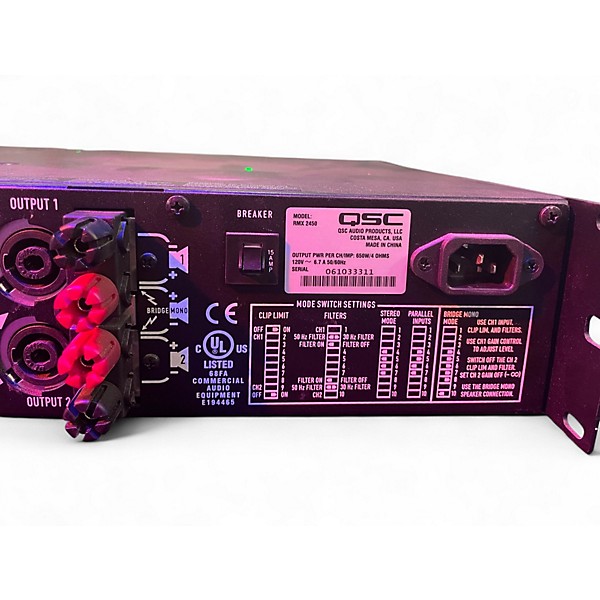 Used QSC RMX 2450 Power Amp