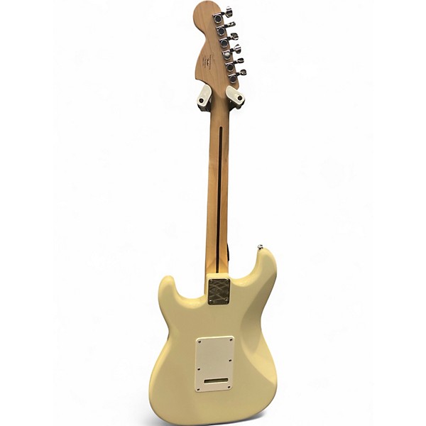 Used Squier STRATOCASTER EGGSHELL Solid Body Electric Guitar