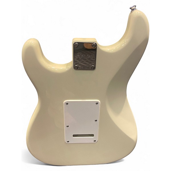Used Squier STRATOCASTER EGGSHELL Solid Body Electric Guitar