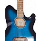 Used Ibanez TCY10E Talman Blue Burst Acoustic Electric Guitar