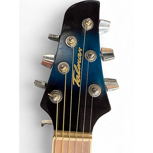 Used Ibanez TCY10E Talman Blue Burst Acoustic Electric Guitar