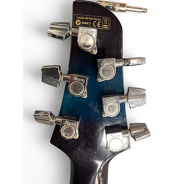 Used Ibanez TCY10E Talman Blue Burst Acoustic Electric Guitar