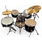 Used Rogue 5 Piece JUNIOR KICKER 5 PIECE BLACK Drum Kit thumbnail