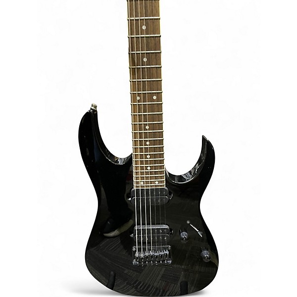 Used Ibanez RG7321 7 String GLOSS BLACK Solid Body Electric Guitar