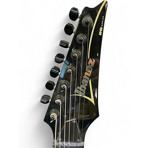 Used Ibanez RG7321 7 String GLOSS BLACK Solid Body Electric Guitar
