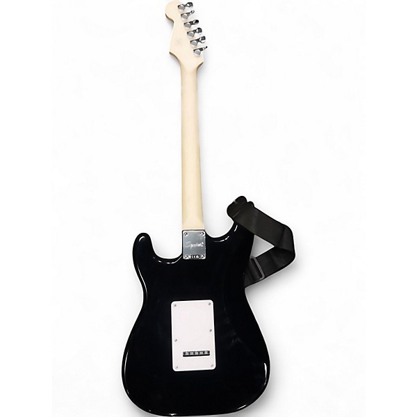 Used Squier Sonic Stratocaster Black Solid Body Electric Guitar