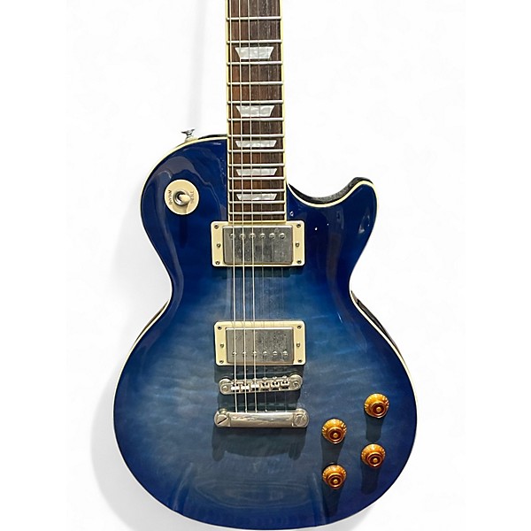 Used Epiphone Les Paul Standard Pro Blue Burst Solid Body Electric Guitar