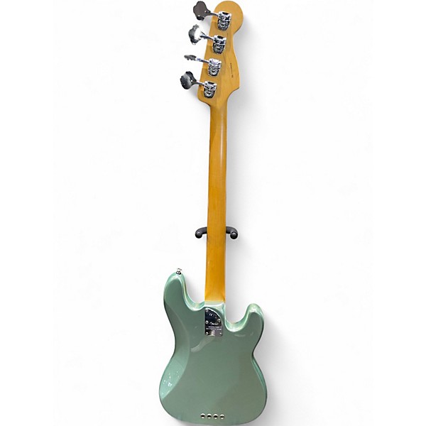 Used 2020 Fender American Professional II Precision Bass LH MYSTIC SURF GREEN Electric Bass Guitar